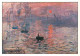 Art - Peinture - Claude Monet - Impression - Soleil Levant - Description De La Carte Au Dos - Carte Neuve - CPM - Voir S - Peintures & Tableaux