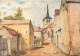 21 - Flavigny Sur Ozerain - Dessin Yvonne Petit - Art Peinture - CPM - Voir Scans Recto-Verso - Sonstige & Ohne Zuordnung