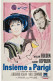 Cinema - Insieme A Parigi - William Holden - Audrey Hepburn - Illustration Vintage - Affiche De Film - CPM - Carte Neuve - Plakate Auf Karten