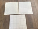 2 FEUILLES COMPLETES TIMBRES SABINE GANDON + 1 FEUILLE MARTINIQUE FLORALIE - Full Sheets