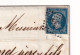 Lettre 1860 Saint Etienne Loire Desgrand Père Et Fils Marseille Bouches Du Rhône Timbre Napoléon III Non Dentelé 20c - 1862 Napoleone III