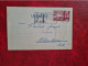 RIBEAUVILLE 1957 AVIS DE PASSAGE ENTETE AUGUSTE HAUSER VERNIS PEINTURES ENCAUSTIQUE RIPOLA - Sonstige & Ohne Zuordnung