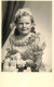 Social History Souvenir Real Photo Girl Religion First Communion Smile Flowers - Fotografie