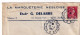 Lettre 1957 Marqueterie Nesloise Nesle Somme Delabre Ambulant Convoyeur De Ligne Chaulnes à Tergnier Marianne Muller - 1955-1961 Marianne Van Muller
