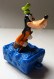 ANCIENNE FIGURINE DISNEY GOOFY DINGO DANS UN WAGON 6 CM - Disney