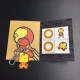 China Shanghai Philatelic Corporation Disneyland Iron Man Keyring With Post Fold - Nuevos