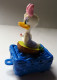 ANCIENNE FIGURINE DISNEY DAISY DAISIE DANS UN WAGON 6 CM - Disney