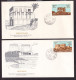 372/31 - EGYPTOLOGY - SAVE THE MONUMENTS OF NUBIA CAMPAIGN - Full Set Of 4 EGYPT Cairo F.D.C. 1980 - Archéologie