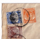 Lettre Singapore Singapour 1949 Malaya Fay Sur Lignon Haute Loire Stamp King George VI - Singapur (...-1959)