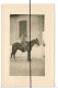 Carte Photo .CPA. ALGERIE. Constantine. Militaire. Soldat ASSIS SUR UN CHEVAL. 3em  G.A.C.A  . JUIN 1920 - Constantine