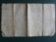 Delcampe - Parchemin De 12 Pages Sur Velin . Billet De Partage - 1631 - Manuskripte