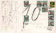 Schweiz 1924, 8 Portomarken Auf Menukarte M. 10 C. V. Küsnacht - Covers & Documents