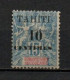 TAHITI  1903 .  N° 33 .  Neuf * (MH) . - Unused Stamps