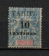 TAHITI  1903 .  N° 33 .  Neuf * (MH) . - Nuevos