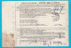 Yugoslavia Croatia Parcel Card 140 Zagreb With Censor Marks And Custom Label To Bad Mannheim, Germany - Covers & Documents