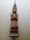 STATUE EN BOIS SCULPTE DE DIVINITE HINDOU - Asian Art