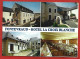 Fontevraud-l'Abbaye (49) Hôtel-Restaurant "La Croix Blanche" 4scans Noces Banquets Séminaires Carte Double - Autres & Non Classés