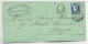 FRANCE CERES 5C+25C LETTRE COVER  COMPAGNIE MARITIME GC 2240 MARSEILLE 1876 POUR NAPLES NAPOLI - 1849-1876: Klassik