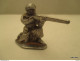 Figurine Soldat Tireur A Genoux En Alu - Antikspielzeug