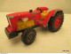 Miniature Tracteur  12 Cm  Sur 5 Cm5 Peinture D'origine Rouge - Toy Memorabilia