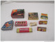 LOT DE 7 MINI BOITES PUBLICITAIRES  DE 6 A 8 Cm LA BOITE D'ALLUMETTES FAMILLIALE  POUR COMPARER - Toy Memorabilia