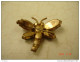 BROCHE  LIBELLULE OU ABEILLE  + STRASS  3 Cm,5 TRES BON ETAT BEL EFFET - Brooches