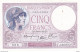 5 Francs  - Violet   ZP 10-8  1939  - 355    SPL Un Epinglage - 5 F 1917-1940 ''Violet''