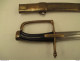 Delcampe - Sabre  De  Hussard A Garde Perlée Fourreau Laiton 99 Cm  Poignée En Corne Noire - Knives/Swords