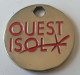 Jeton De Caddie - OUEST ISOL - En Métal - (1) - - Trolley Token/Shopping Trolley Chip