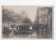 AJC - Paris Inondé - 1910 - Avenue Montaigne Carte Photo - Other Monuments