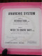 3 VINYLS ANARCHIC SYSTEM - CHOCOLAT'S - CHOUCHOU BOYS - Sonstige - Franz. Chansons