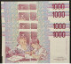1000 Lire Montessori - Ciampi.  16 Banconote Serie AB/EA/FA/FB/ PA/VC/HA.  FDS Mai Circolate - 1.000 Lire