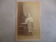 LEON DEGIMART PHOTO CDV PHOTO CABINET FILLETTE - Anonyme Personen