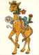 Animaux - Girafes - Illustration - Girafon - Carte Neuve - CPM - Voir Scans Recto-Verso - Giraffes