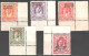 JORDAN PALESTINE - STAMPS OVP VR - NO S.G ( P6a+P7a+P8a+P9a+P11b) - Jordania