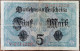 Billet Allemagne 5 Mark 1 - 8 - 1917 - 5 Mark