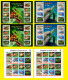 TOGO 2024 PACK OF 6 MS - REG & OVERPRINT - AMPHIBIANS & REPTILES - FROG FROGS TURTLE TURTLES SNAKES CROCODILE - MNH - Tortues