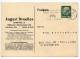 Germany 1938 Postcard; Hamburg - August Dreeßen To Schiplage; 6pf. Hindenburg; Leipziger Messe Slogan Cancel - Briefe U. Dokumente