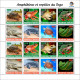 TOGO 2024 BOOKLET MS 16V - REGULAR ONLY - AMPHIBIANS & REPTILES - FROG FROGS TURTLE TURTLES SNAKES CROCODILE - MNH - Schildpadden