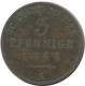 REUSS-SCHLEIZ 3 PFENNIG 1855 A Berlin Mint German States #DE10590.16.F.A - Other & Unclassified