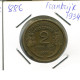 2 FRANCS 1934 FRANKREICH FRANCE Französisch Münze #AN338.D.A - 2 Francs