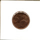 5 EURO CENTS 2012 GRÈCE GREECE Pièce #EU499.F.A - Griechenland