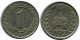 1 DINAR 1972 ARGELIA ALGERIA Moneda #AP973.E.A - Argelia