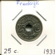 25 CENTIMES 1933 FRANCIA FRANCE Moneda #AM211.E.A - 25 Centimes