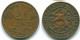 2 1/2 CENT 1956 CURACAO NÉERLANDAIS NETHERLANDS Bronze Colonial Pièce #S10166.F.A - Curacao