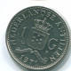 1 GULDEN 1971 NETHERLANDS ANTILLES Nickel Colonial Coin #S11972.U.A - Antille Olandesi