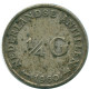 1/4 GULDEN 1960 ANTILLAS NEERLANDESAS PLATA Colonial Moneda #NL11085.4.E.A - Antille Olandesi