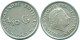 1/10 GULDEN 1960 ANTILLAS NEERLANDESAS PLATA Colonial Moneda #NL12273.3.E.A - Antille Olandesi