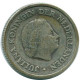 1/4 GULDEN 1956 NIEDERLÄNDISCHE ANTILLEN SILBER Koloniale Münze #NL10932.4.D.A - Niederländische Antillen