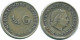 1/4 GULDEN 1965 NIEDERLÄNDISCHE ANTILLEN SILBER Koloniale Münze #NL11414.4.D.A - Netherlands Antilles